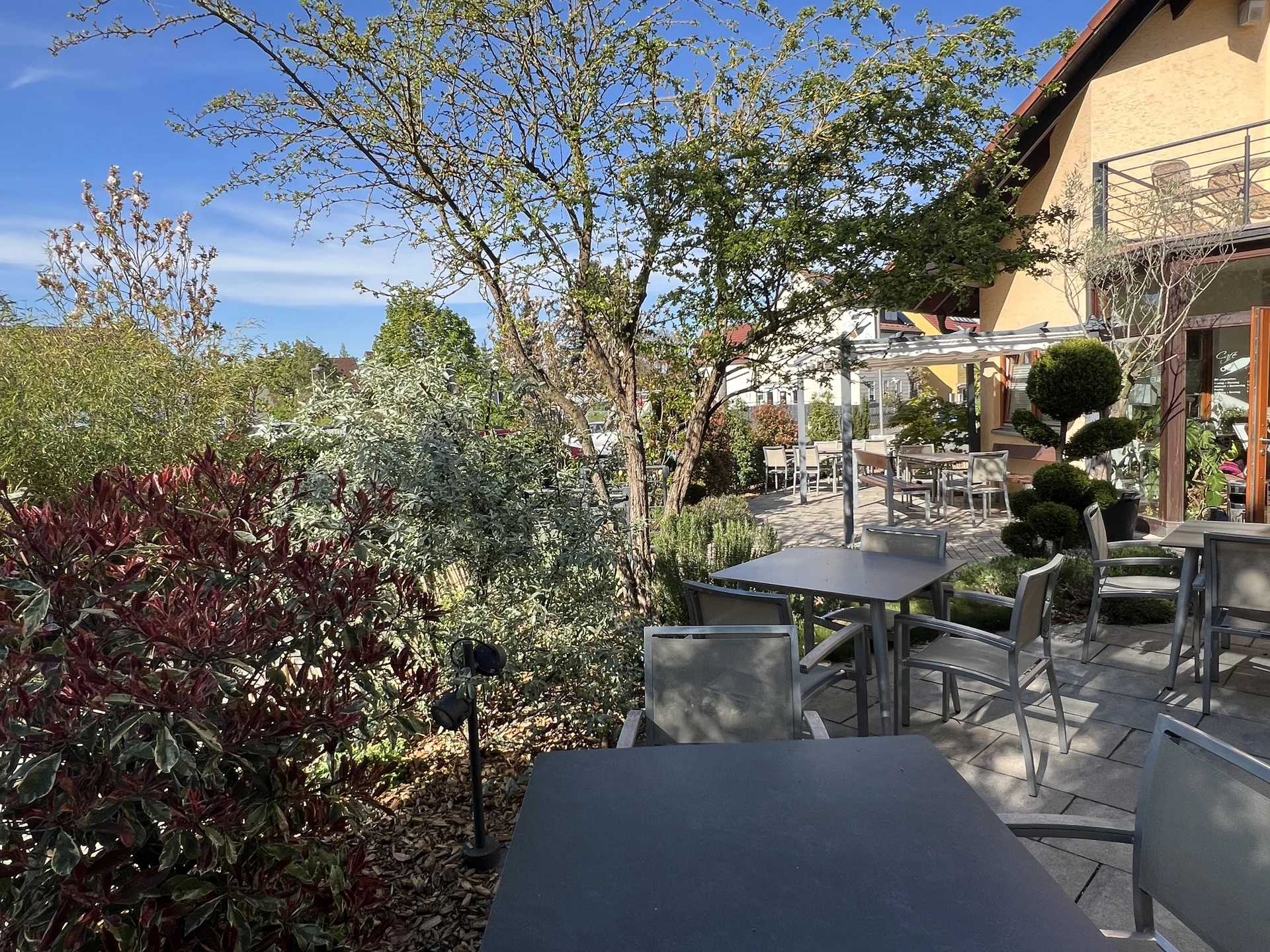 Garten der CaféBar Veitsbronn